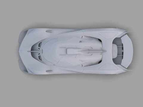 Alpine Alpenglow HY4 Concept 2022 HQ interior 3D Model