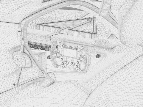 Alpine Alpenglow HY4 Concept 2022 HQ interior 3D Model