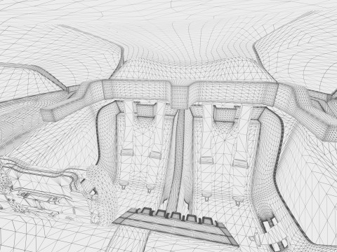Alpine Alpenglow HY4 Concept 2022 HQ interior 3D Model