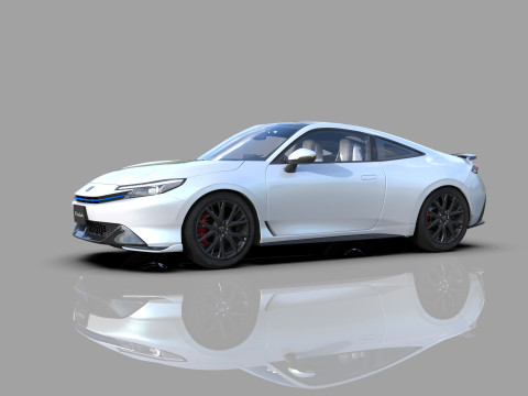 Honda Prelude 2026 HQ interior Modelo 3D