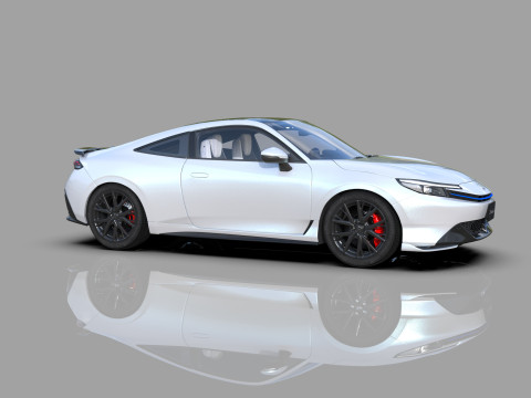 Honda Prelude 2026 HQ interior Modelo 3D