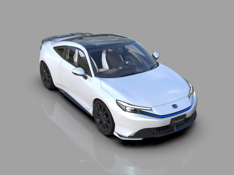 Honda Prelude 2026 HQ interior Modelo 3D