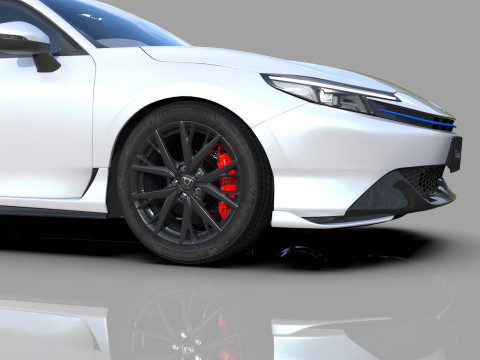 Honda Prelude 2026 HQ interior Modelo 3D
