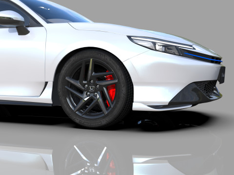 Honda Prelude 2026 HQ interior Modelo 3D