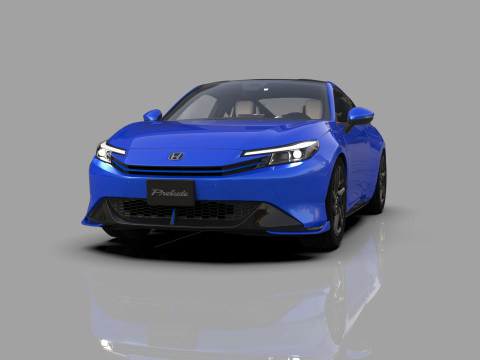 Honda Prelude 2026 HQ interior Modelo 3D