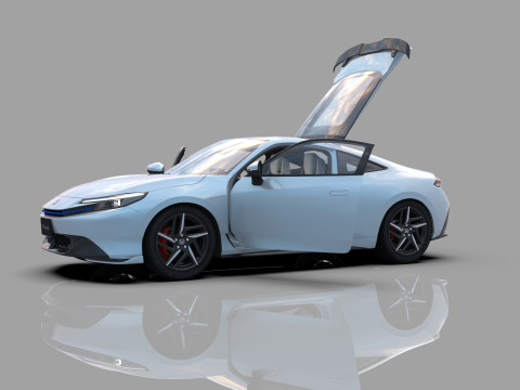 Honda Prelude 2026 HQ interior Modelo 3D