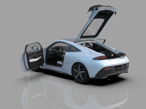 Honda Prelude 2026 HQ interior Modelo 3D