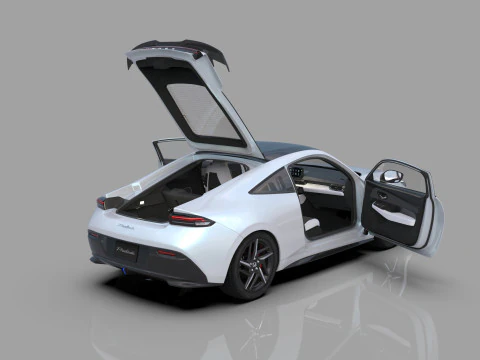 Honda Prelude 2026 HQ interior 3D Model