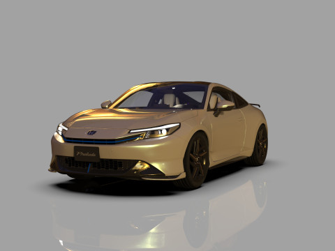 Honda Prelude 2026 HQ interior Modelo 3D