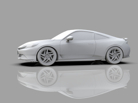 Honda Prelude 2026 HQ interior Modelo 3D