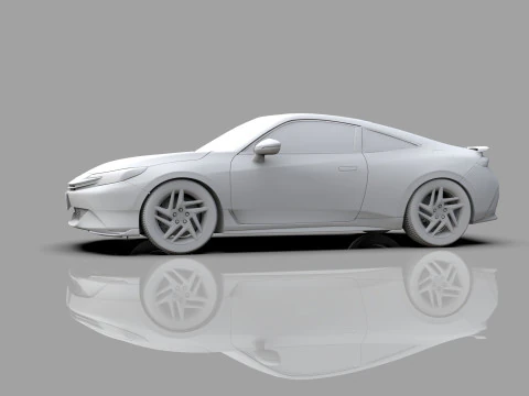 Honda Prelude 2026 HQ interior 3D Model