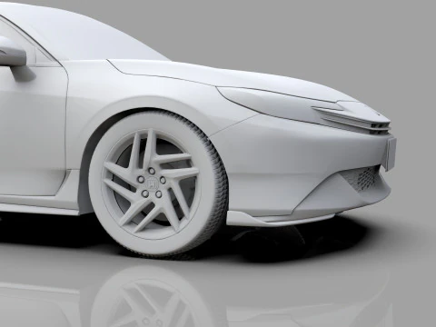 Honda Prelude 2026 HQ interior 3D Model