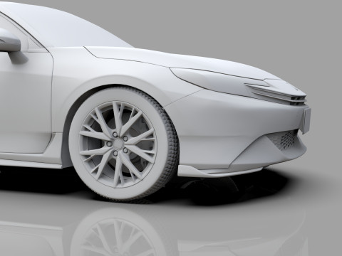 Honda Prelude 2026 HQ interior Modelo 3D