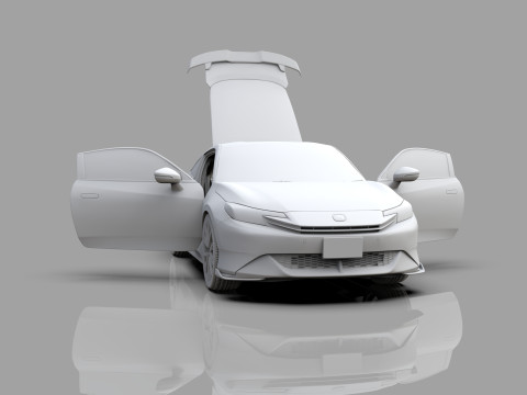 Honda Prelude 2026 HQ interior Modelo 3D