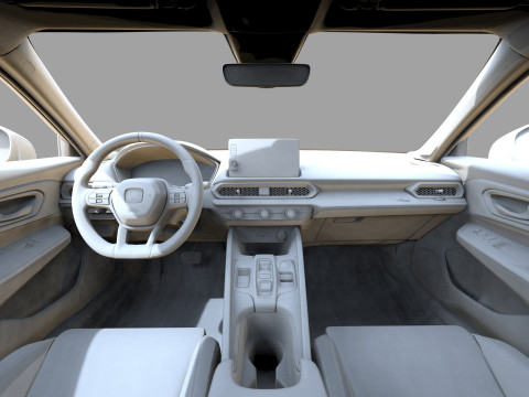 Honda Prelude 2026 HQ interior Modelo 3D