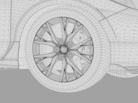 Honda Prelude 2026 HQ interior Modelo 3D