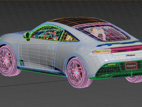 Honda Prelude 2026 HQ interior 3D Model