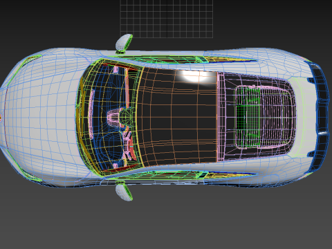Honda Prelude 2026 HQ interior Modelo 3D