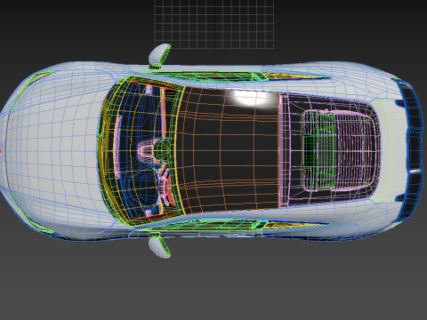 Honda Prelude 2026 HQ interior 3D Model