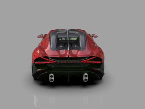 Bugatti Brouillard HQinterior 3D Model