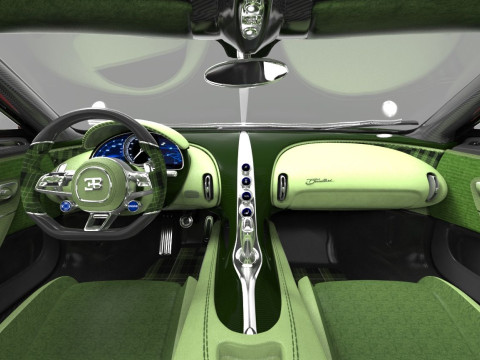 Bugatti Brouillard HQinterior 3D Model