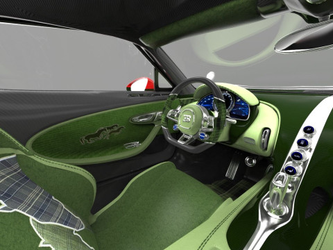 Bugatti Brouillard HQinterior 3D Model