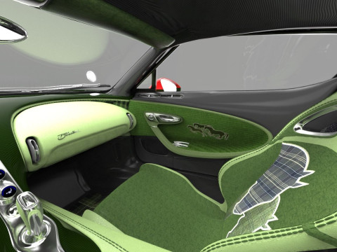 Bugatti Brouillard HQinterior 3D Model