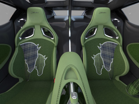Bugatti Brouillard HQinterior 3D Model