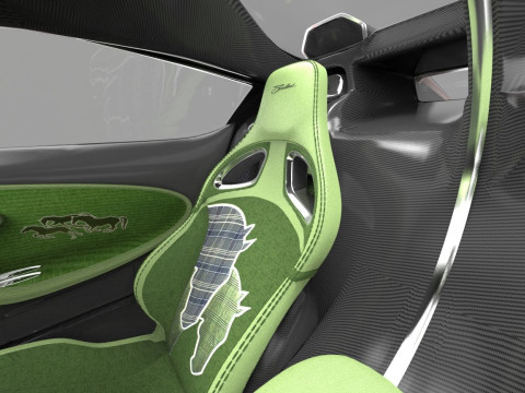 Bugatti Brouillard HQinterior 3D Model