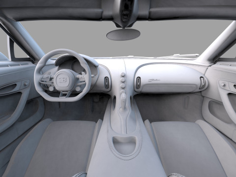 Bugatti Brouillard HQinterior 3D Model