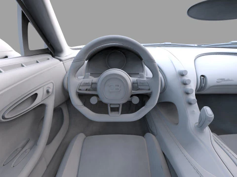 Bugatti Brouillard HQinterior 3D Model