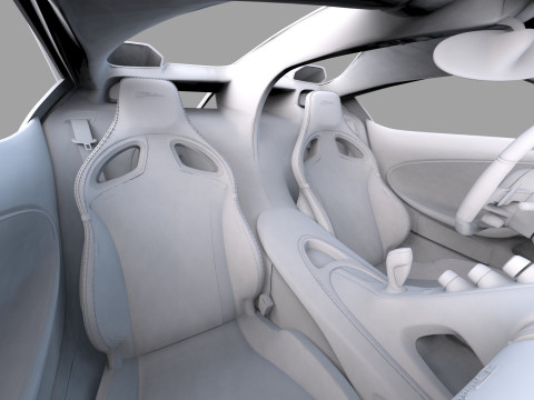 Bugatti Brouillard HQinterior 3D Model