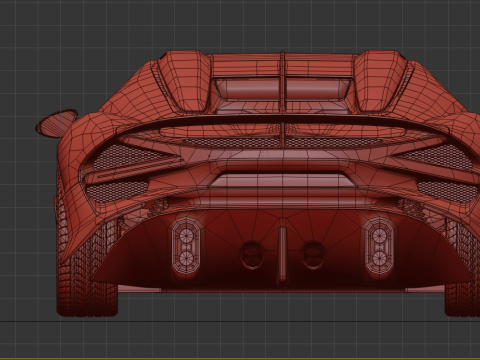 Bugatti Brouillard HQinterior 3D Model