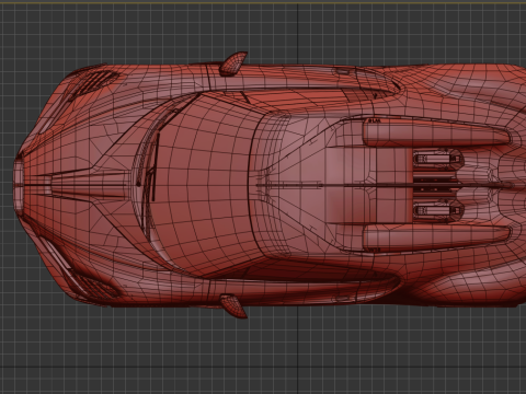 Bugatti Brouillard HQinterior 3D Model