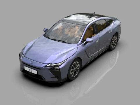 Lexus ES 2026 HQinterior 3D Model