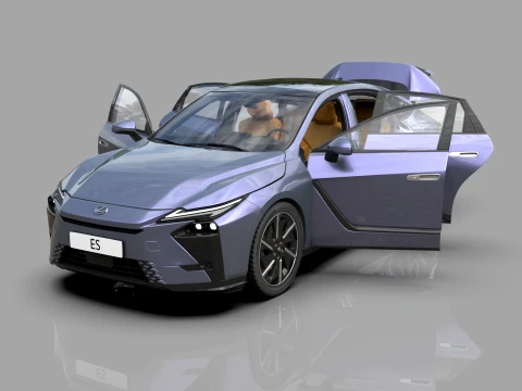Lexus ES 2026 HQinterior 3D Model