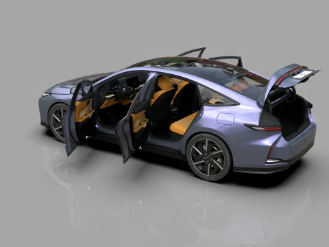 Lexus ES 2026 HQinterior 3D Model