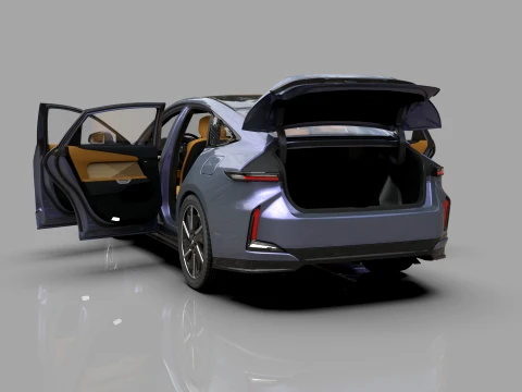 Lexus ES 2026 HQinterior 3D Model