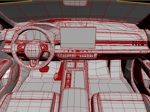 Lexus ES 2026 HQinterior 3D Model