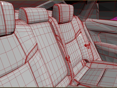 Lexus ES 2026 HQinterior 3D Model