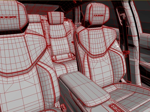 Lexus ES 2026 HQinterior 3D Model