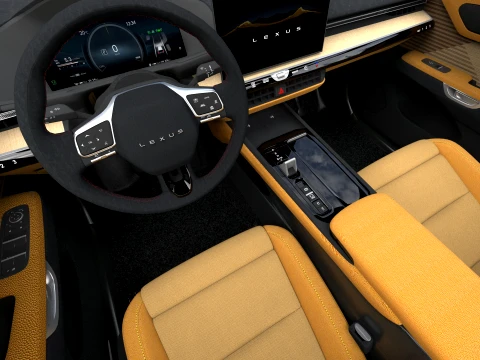 Lexus ES 2026 HQinterior 3D Model