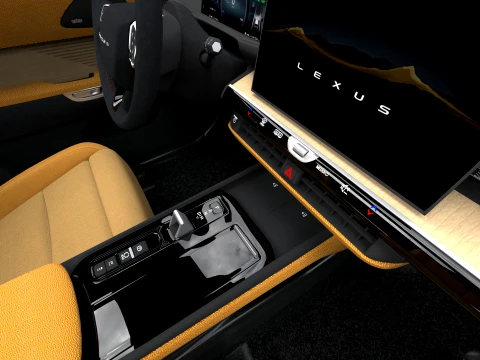Lexus ES 2026 HQinterior 3D Model