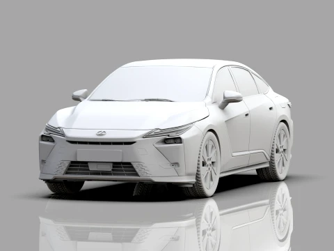 Lexus ES 2026 HQinterior 3D Model