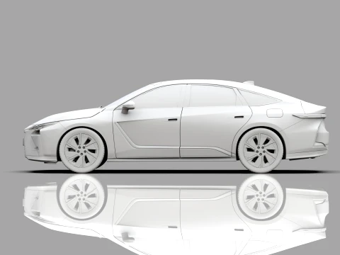 Lexus ES 2026 HQinterior 3D Model