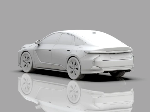 Lexus ES 2026 HQinterior 3D Model