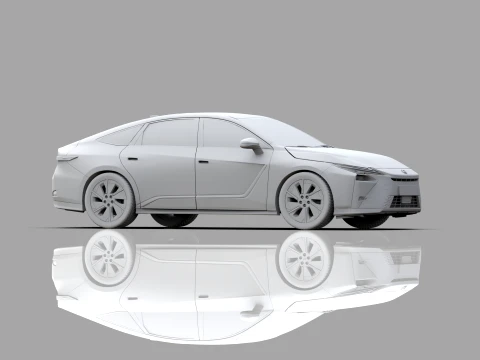 Lexus ES 2026 HQinterior 3D Model