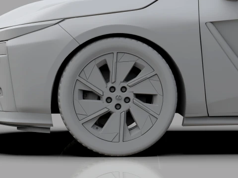 Lexus ES 2026 HQinterior 3D Model