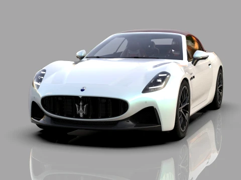 Maserati GranCabrio Modena 2023 HQinterior Modelo 3D