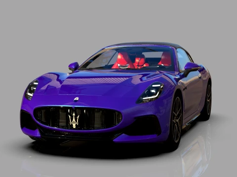 Maserati GranCabrio Trofeo 2023 HQinterior 3D 모델